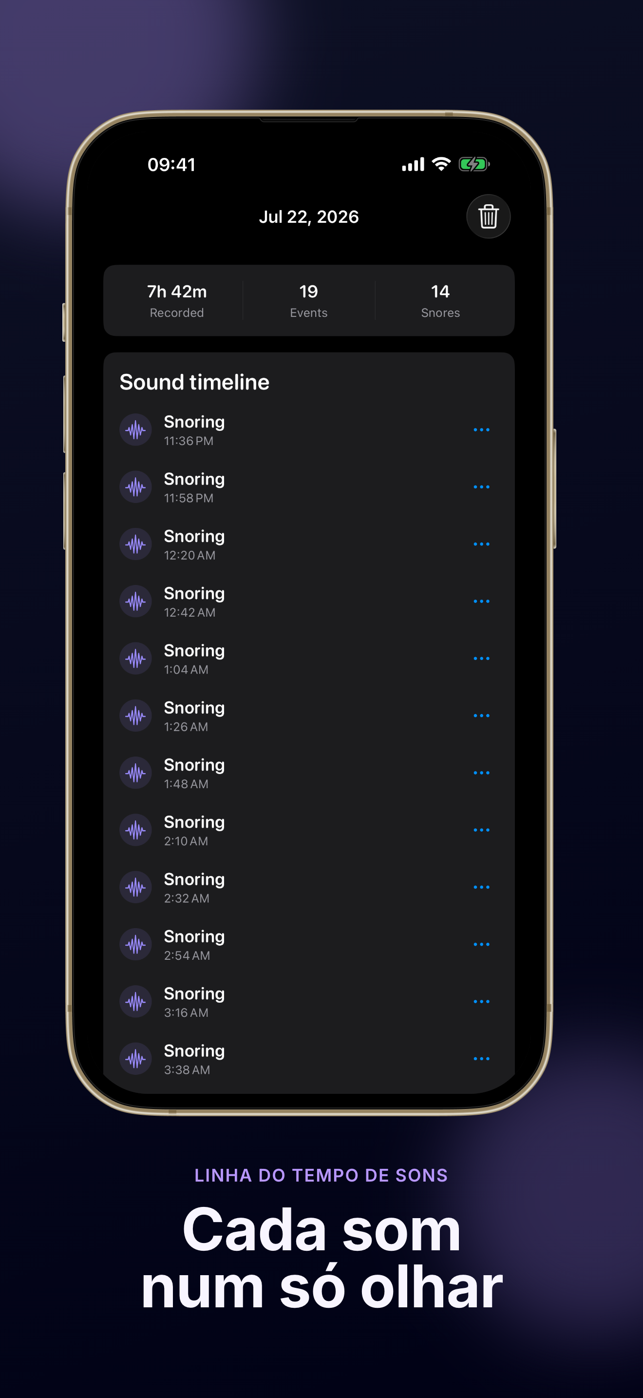 Snore Diary screenshot 2
